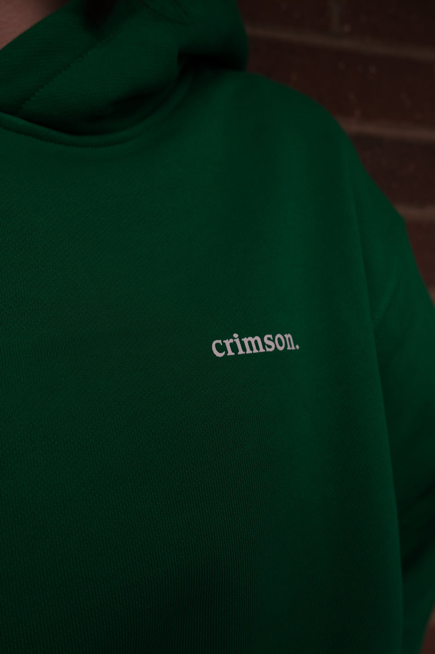 Crimson Classic Hoodie - Retro Green