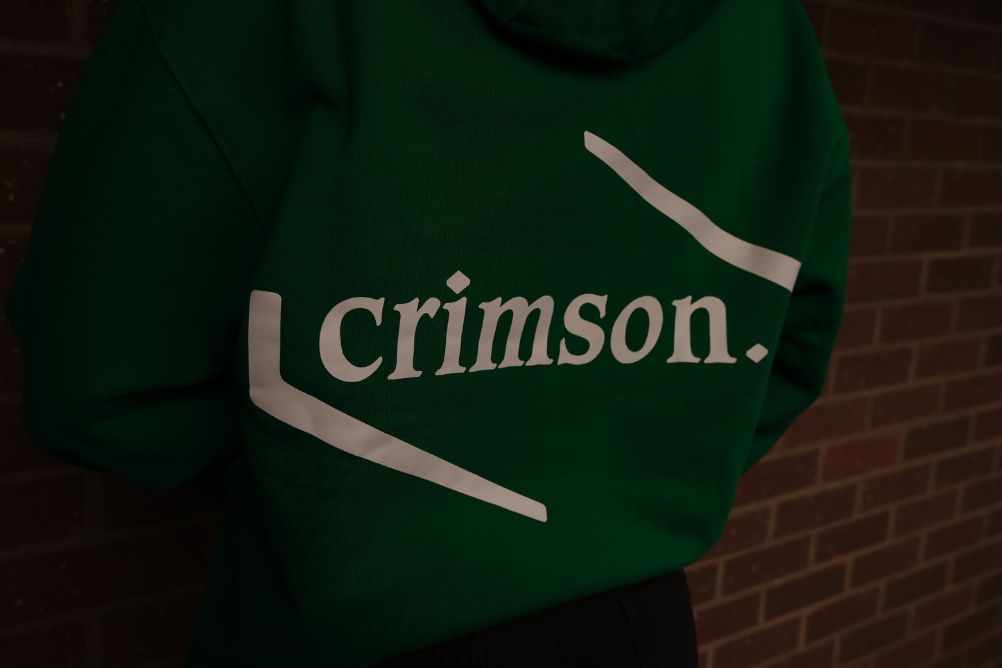 Crimson Classic Hoodie - Retro Green