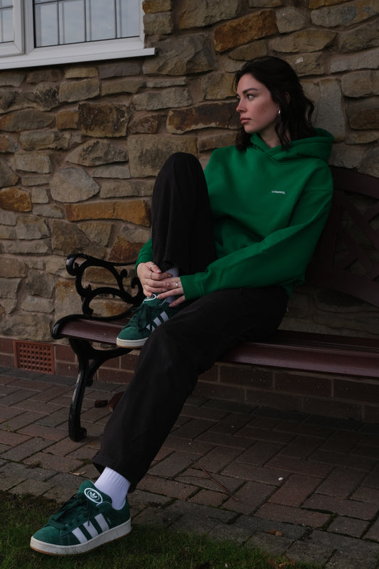 Crimson Classic Hoodie - Retro Green