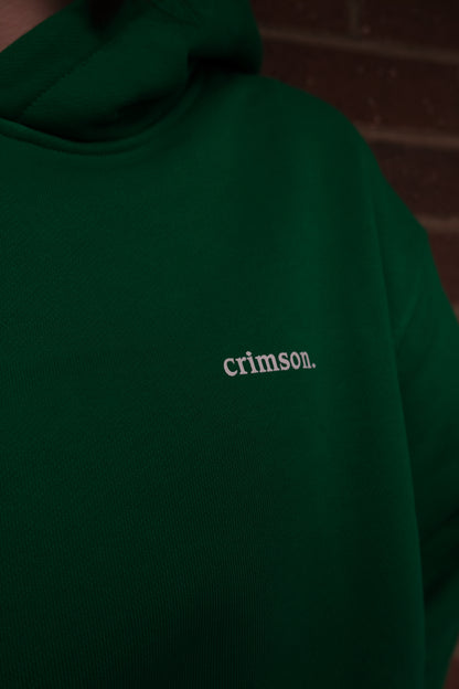 Crimson Classic Hoodie - Retro Green