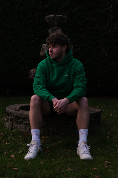 Crimson Classic Hoodie - Retro Green